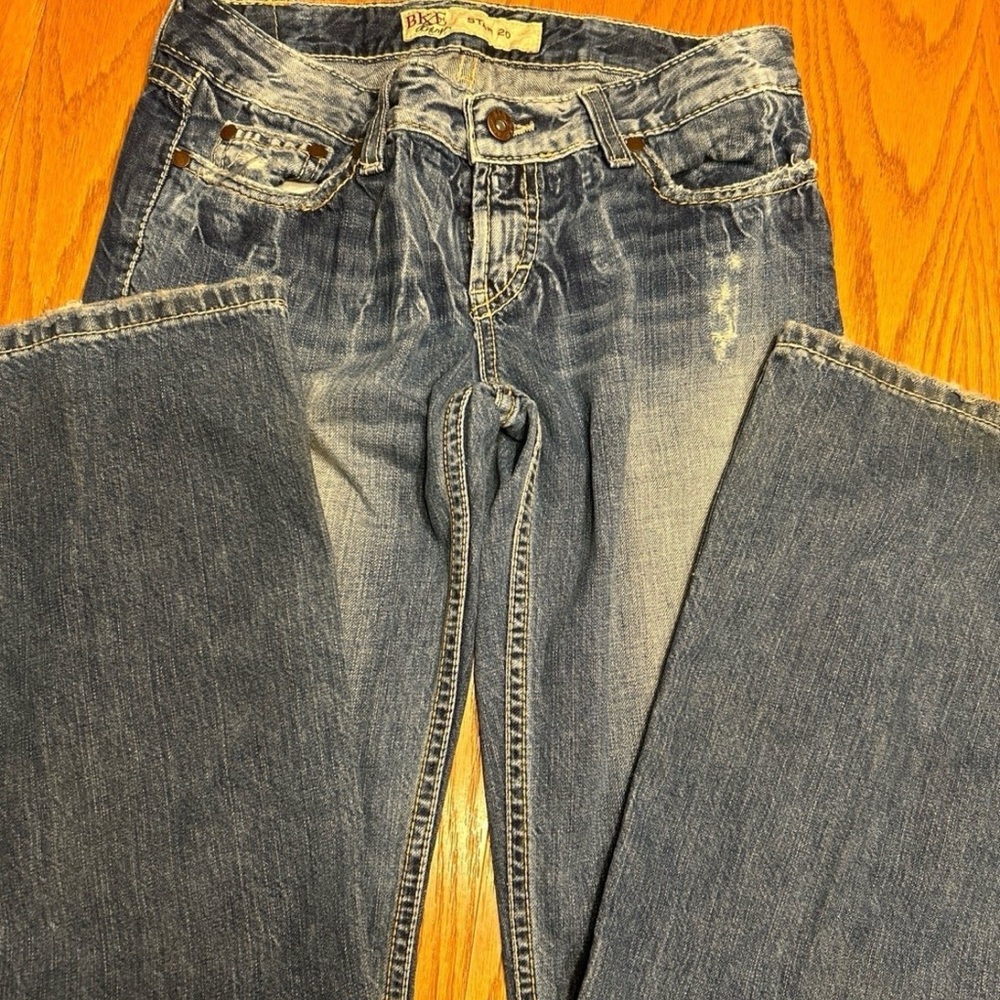 BKE Women's Blue Boot Cut Jeans